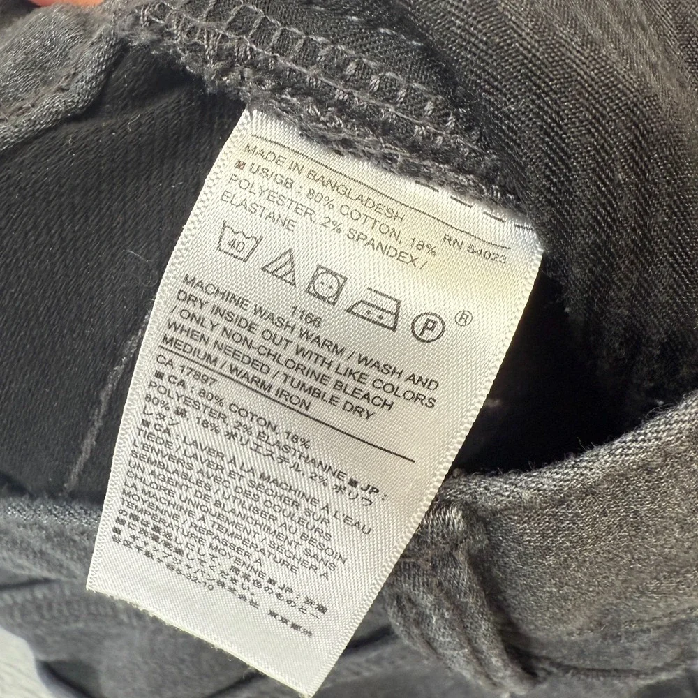 Banana Republic‎ Travel Jeans Mens 31x30 (31x28) Charcoal Athletic Fit Stretch
